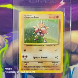 Hitmonchan - Pokemon Base Set 7/102 Holo Rare - Image 5