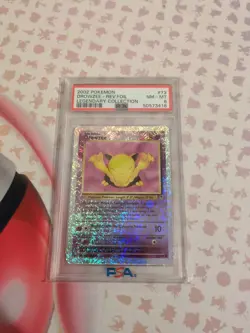 2002 Pokemon Legendary Collection Reverse Foil Drowzee #73 PSA 8 - Image 1