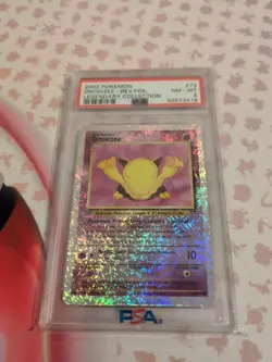 2002 Pokemon Legendary Collection Reverse Foil Drowzee #73 PSA 8 - Image 2