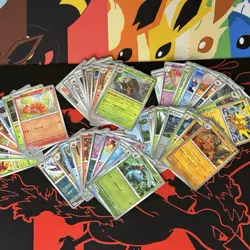 50 Pokemon Holo / Reverse Holo English Only Card Lot In Prismatic Tin 2 EX Bonus - Image 2