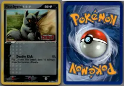 2007 Pokemon, Power Keepers, #58/108 Poochyena, Reverse Holo Common - Image 1