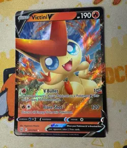 Pokemon Victini V 021/163 Battle Styles Ultra Rare Holo NM - Image 1
