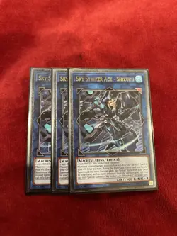 Yugioh! Sky Striker Ace - Shizuku - OP09-EN003 - Ultimate Rare Unlimited EURO x3 - Image 1