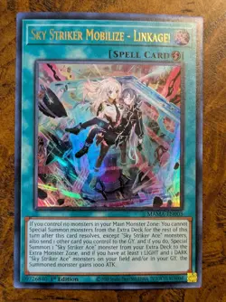 Sky Striker Mobilize - Linkage! Ultra Rare MAMA-EN003 1st Edition NM Yu-Gi-Oh! - Image 1