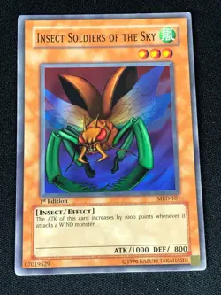 YUGIOH INSECT SOLDIERS OF THE SKY MRD-101 1ST COMMON(LP) NA PRINT - Image 1
