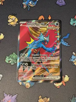 Pokemon Cards Roaring Moon ex 229/182 Secret Rare Paradox Rift - (NM) - Image 1