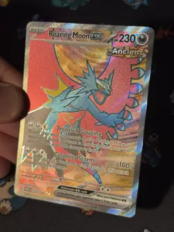 Pokemon Cards Roaring Moon ex 229/182 Secret Rare Paradox Rift - (NM) - Image 2