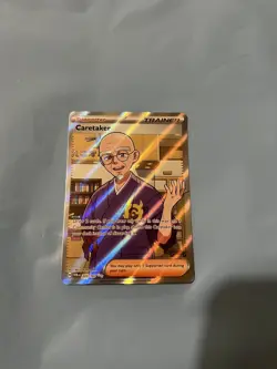 Caretaker 203/167 S&V Twilight Masquerade Holo Ultra Rare TWM Pokemon Card - Image 1