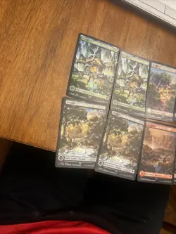 MTG Final Fantasy Chocobo FOIL Track Lands Full Set 10 Cards NEAR MINT - Image 2