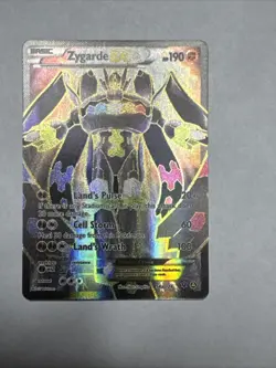 Pokemon TCG Zygarde EX Full Art Alternate Card 54a/124 XY Fates Collide LP Rare - Image 1