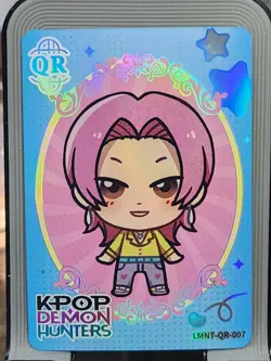 Saja Boys K-Pop Demon Hunters Exquisite Card Anime Holo QR QR-007 - Image 1
