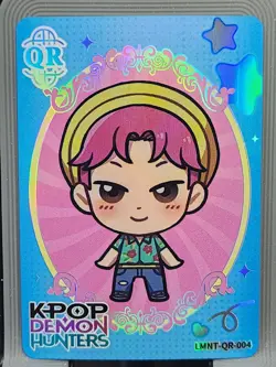 Saja Boys K-Pop Demon Hunters Exquisite Card Anime Holo QR QR-004 - Image 1