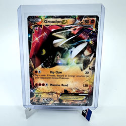 Pokemon Card Groudon EX XY42 XY Black Star Promo Half Art Ultra Rare L/P - Image 1