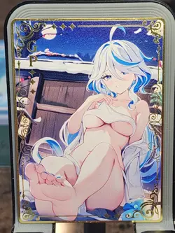 Furina Metal Gold Card Goddess Story Anime Waifu GP Genshin Impact - Image 1