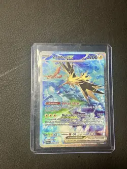 Pokemon TCG Zapdos EX Scarlet Violet 151 Special Illustration Rare Card 202/165 - Image 2