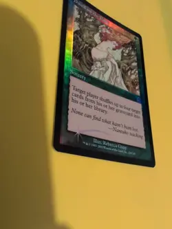 Dwell on the Past. Sorcery MTG Card. Old Vintage shooting star Foil. Torment. - Image 5