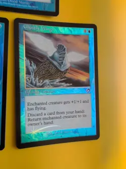 Ghostly Wings x3 MTG 3 Card. Old Vintage shooting star Foil. Torment. - Image 3