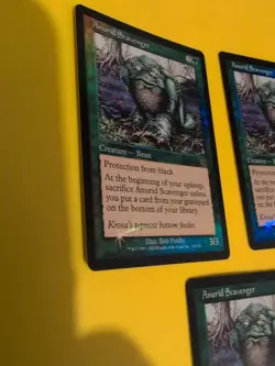 Anurid Scavenger x3 Beast MTG Card. Old Vintage shooting star Foil. Torment. - Image 3