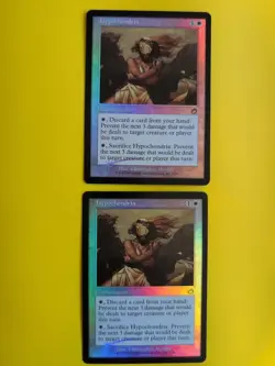 Hypochondria x2 MTG 2 Card. Old Vintage shooting star Foil. Torment. - Image 1