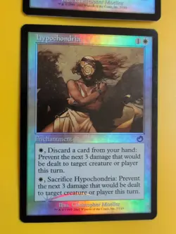 Hypochondria x2 MTG 2 Card. Old Vintage shooting star Foil. Torment. - Image 3
