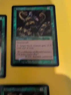 Krosan Constrictor x3 Snake MTG Card. Old Vintage shooting star Foil. Torment. - Image 5