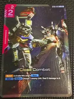 Close Combat C+ Clan Unity holo GundaM CARD GAME ENGLISH - Image 1