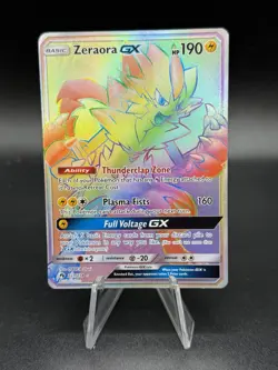 Zeraora GX - 221/214 - Pokemon Lost Thunder Sun & Moon Secret Rare Card LP CC3 - Image 1