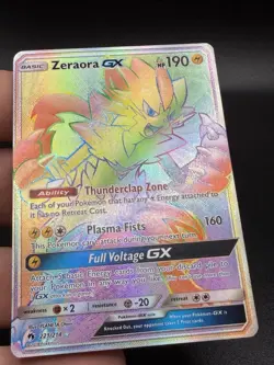 Zeraora GX - 221/214 - Pokemon Lost Thunder Sun & Moon Secret Rare Card LP CC3 - Image 2