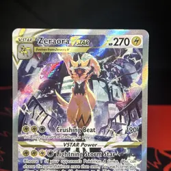 Pokemon TCG Zeraora VSTAR GG43/GG70 Crown Zenith: Galarian Gallery Holo Card - Image 2