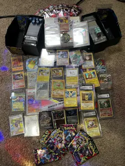 Used Pokemon Lot 0 As Seen Some Dents And Tears On Boxes Or Cards - Image 1