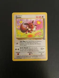 Eevee 51/64 | Base Set Jungle | Non Holo Pokemon Card NM - Image 1