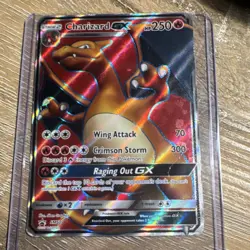 Pokemon Charizard GX SM60 Full Art Promo Holo English TCG Card - Image 1