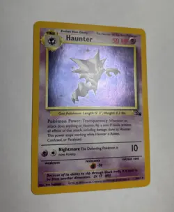 1999 Fossil Set Haunter Holo #6/62 Rare WOTC Pokemon Card TCG Original NM Mint! - Image 1