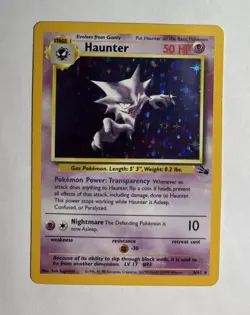 1999 Fossil Set Haunter Holo #6/62 Rare WOTC Pokemon Card TCG Original NM Mint! - Image 2