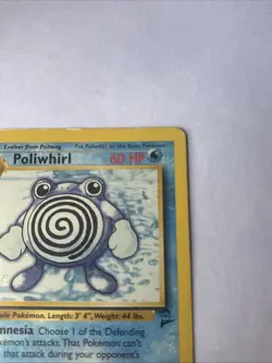 Poliwhirl Base Set 2 57/130 Uncommon 1999-2000 Pokemon Card TCG - Image 4