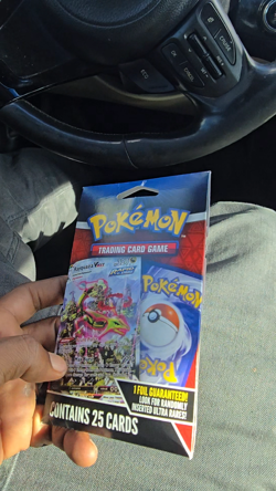 pokemon tcg sleeved packs 25 cards 1 foil included $7 price - Image 2