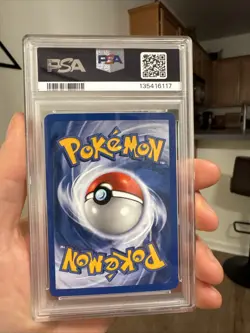 Hitmonlee 7/62 Fossil 1999 Holo Rare Pokemon Card TCG PSA 7 - Image 2