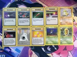 Pokemon Original Base set Vintage 10 Card Lot - Image 1