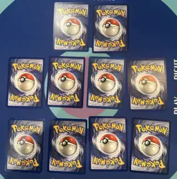 Lot Of 10 Vintage Base Set Pokemon Trainer Cards WOTC - Image 2