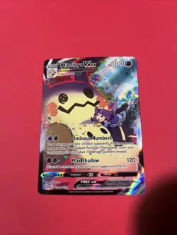 Pokemon Mimikyu VMAX Holo Ultra Rare TCG Card 2022 Brilliant Stars TG17/TG30 - Image 1