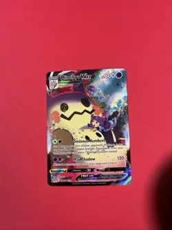 Pokemon Mimikyu VMAX Holo Ultra Rare TCG Card 2022 Brilliant Stars TG17/TG30 - Image 2
