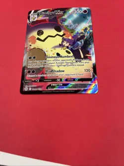 Pokemon Mimikyu VMAX Holo Ultra Rare TCG Card 2022 Brilliant Stars TG17/TG30 - Image 4