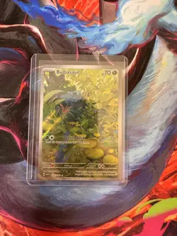 Bulbasaur 166/165 SV: Scarlet & Violet 151 Illustration Rare - English Card UK - Image 1