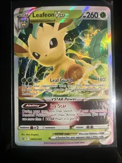 Leafeon VSTAR SWSH195 SWSH: Sword & Shield Promo Cards Holo - Image 1