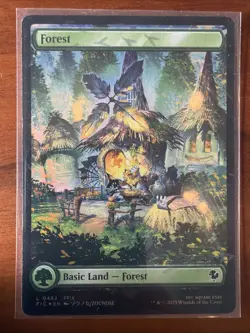 Magic: The Gathering Forest (Chocobo Track Foil) - Commander: Final Fantasy MTG - Image 1