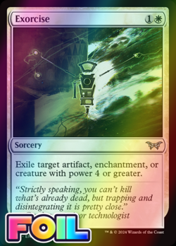 x1 Exorcise DSK Duskmourn MTG 8 FOIL UNCOMMON M/NM 1x - Image 1