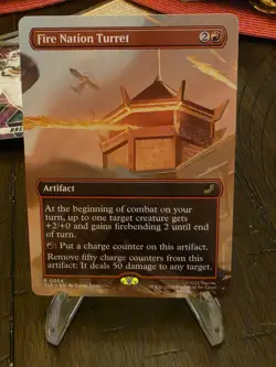 Fire Nation Turret Borderless Avatar The Last Airbender MTG NM - Image 1