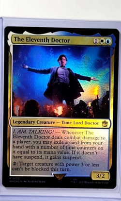2023 MTG Magic The Gathering WHO Doctor Who Foil #125 The Eleventh Doctor - Image 1