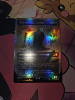 MTG Wan Shi Tong, Librarian TLA Avatar: The Last Airbender Borderless Foil 0320 - Image 2