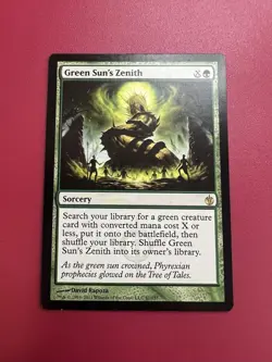 *** Green Sun's Zenith *** Mirrodin Besieged NM/LP MTG English - Image 1